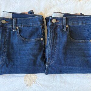 Two pairs of Everlane Size 29 (size 6) jeans, one ankle and on regular length